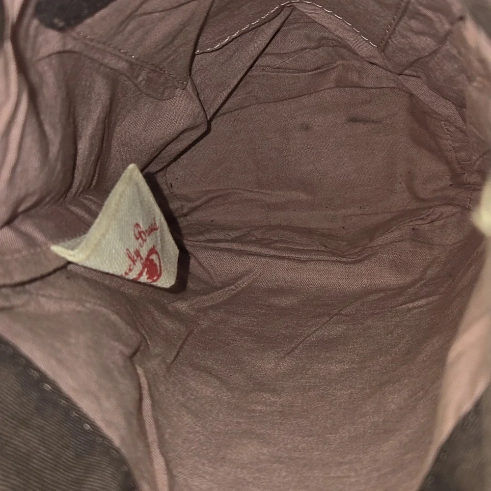 Lucky Brand Fringe Brown Leather Crossbody Shoulder Bag - Picture 12 of 13